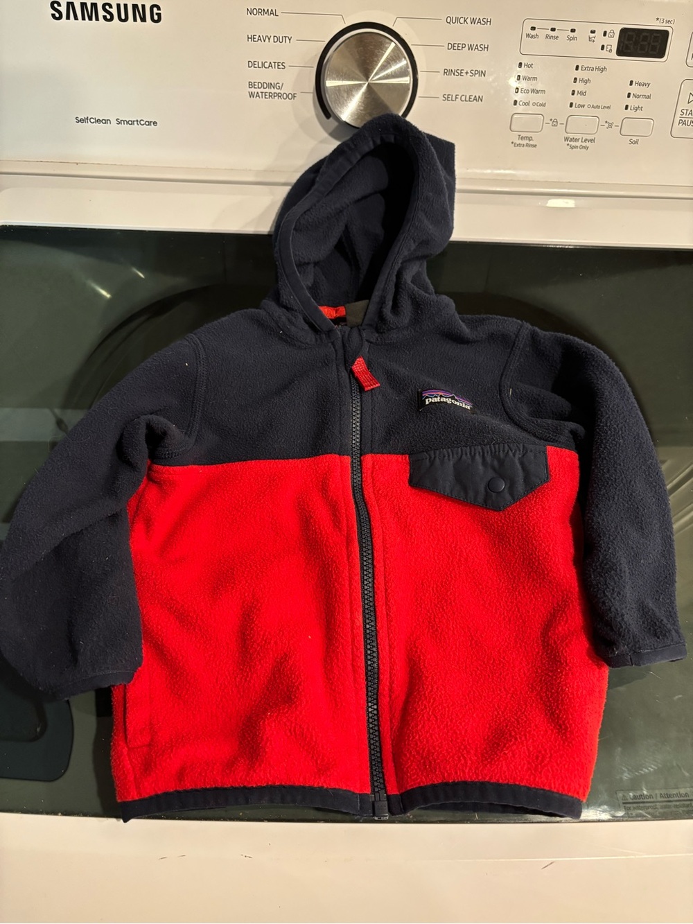 Patagonia full zip hoodie jacket 6-12 months